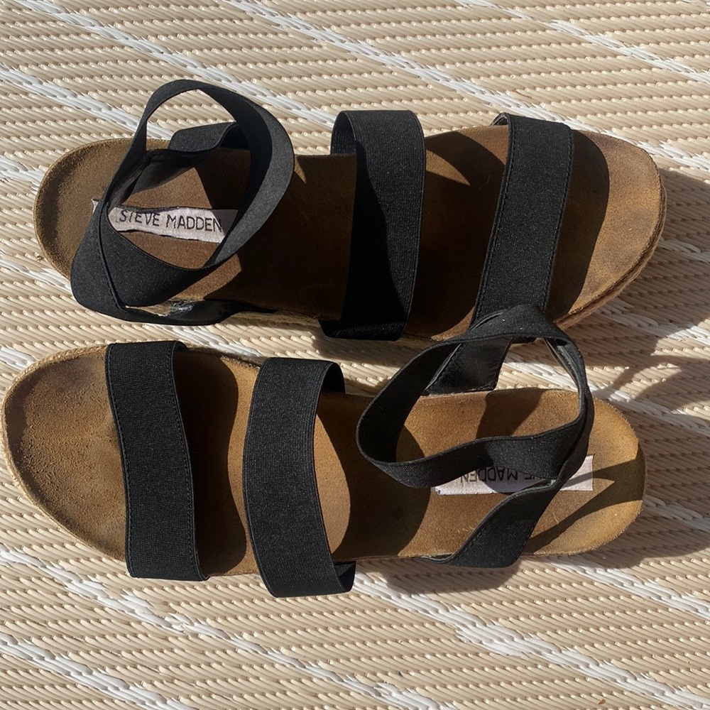 Steve Madden Platform Espadrilles Size 10 - image 6